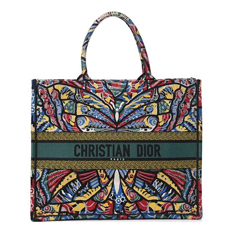 christian dior cloth tote bag.